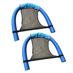 Tumbona flotante de la piscina de la malla: 2pcs silla de la piscina flotante de la cama cojín flotante del agua para la piscina de la playa características
