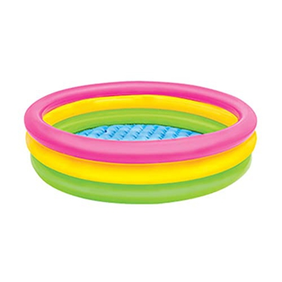 Centro de natación Piscina Familiar Caja de Juegos Piscina Piscina Inflable Piscina Inflable con Bomba eléctrica Piscina Inflable de Tres Colores