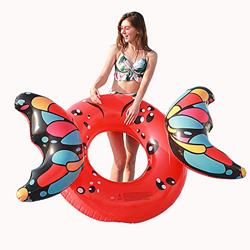 Anillo de natación de mariposa, Outdoor Water Party Decorations Verano Piscina Raft Lounge Beach Floaty Fiesta Juguetes características