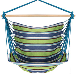 Inspired Home Living Silla Hamaca brasileña Grande Azul Verde precio