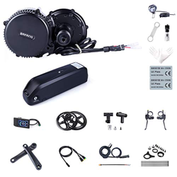 BAFANG Ebike BBS02B 48V 750W Kit de Conversión de Bicicleta de montaña con Motor Central Bicicleta con Batería de 48V 11.6/13/17.5/18Ah Hailong, Bater precio