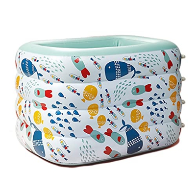 TYLZDZ Piscinas hinchables Piscina Inflable Piscina Familiar Rectangular Engrosada De 4 Capas Y Exterior para Niños Infantil para Adultos Jardín Juego