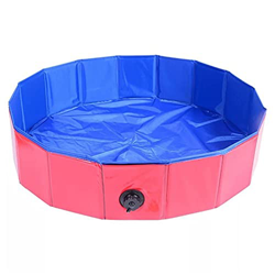 ENJY Piscina para Perros con Piscina para Perros al Aire Libre de Verano Piscina para Mascotas Piscina portátil Bañera de Lavado Interior Bañera Plega características