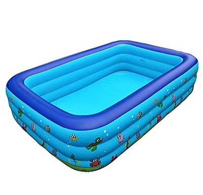 Piscina Inflable Familiar Piscinas Para Niños Al Aire Libre De PVC Engrosado Con Kit Parche Fácil De Instalar Piscina Para Niños Ocean Ball Pool Adecu