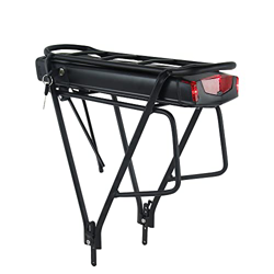 Wallen Power (3-7 Días para Llegar) 36V 12.5AH Batería de Bicicleta eléctrica Electrica Li-Ion Pedelec E-Bike Batería Rear Rack 200W 250W 350W 500W 70 precio
