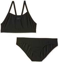 Speedo Essential Endurance+ Thinstrap 2 Piece Bikini, Mujer, Black, 42 (UK 20) precio