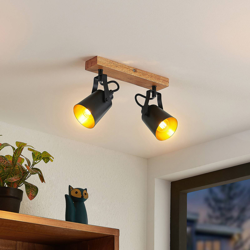 Lindby Kimban foco de techo, 2 luces en oferta