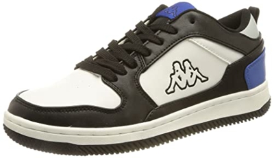 Kappa Lineup Low Unisex, Zapatillas para Correr de Carretera Adulto, 1160 Black Blue, 38 EU