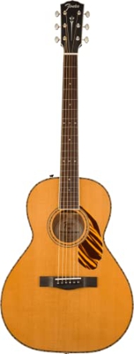 Fender PS-220E Parlor Ovangkol - Tabla de dedo, color natural