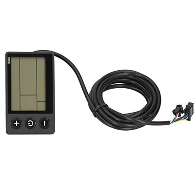 Heaveant Panel de Pantalla LCD, Black, Impermeable, Ligero, Bicicleta eléctrica, Scooter, Panel de Pantalla LCD, Accesorios de Ciclismo(48V)