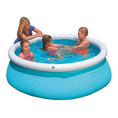 Yxx max Piscina y baño inflables al Aire Libre, Piscina Adulta de la Nadada de los niños del bebé, Piscina Azul Plegable portátil el 180cm