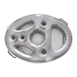 Joliy Soporte para Bebidas de Piscina Bandeja Flotante Inflable versátil para Piscinas Bañera de hidromasaje - Bandejas de Mesa de refrigerio con Mini precio