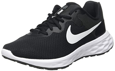 Nike Revolution 6, Zapatos para Correr Mujer, Black/White-Dk Smoke Grey-Cool, 37.5 EU