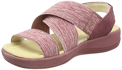 HUSH PUPPIES NB300-06, Sandalias Mujer, Rojo, 38 EU