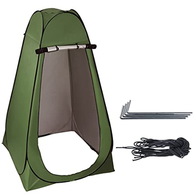 Fitprobo Tienda de campaña desplegable para el baño, tienda de camping, tienda de ducha, portátil, para exteriores, privacidad, tienda de almacenamien