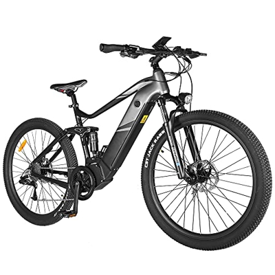 Accolmile Cola Bear 27,5" Bicicleta Eléctrica, BBS02B Mid Motor 100Nm con Batería Integrada Litio 48V 13Ah 624Wh, Suspensión Completa Unisex para Adul