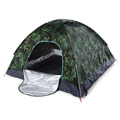 Chnrong Tienda de campaña, 3 personas, ligera, de apertura automática, impermeable, instantánea, plegable, para picnic, playa, jardín, pesca