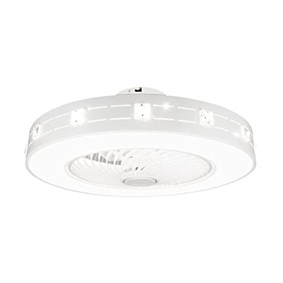 Noaton 11060W Nebula, Blanco, Ventilador de techo con luz, Mando a distancia, Atenuación LED, 3 temperaturas de color ajustables, Temporizador, Flujo 
