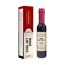 Cyhamse Mancha de Labios para Botella de Vino - Juego de lápiz Labial a Prueba de Agua con 6 Colores, lápiz Labial de Vino líquido para Maquillaje de  características