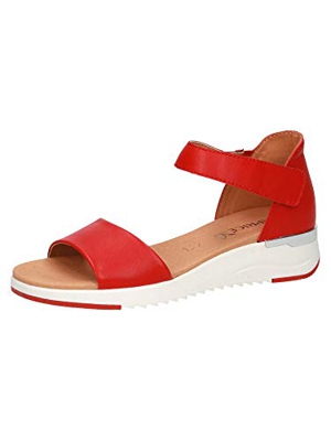 Caprice 9-9-28706-26, Sandalias Planas Mujer, Napa de Color Rojo, 37 EU