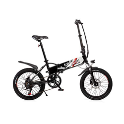 Bicicleta ELECTRICA Plegable Mod. Traveller (Negro BATERIA 12Ah) características