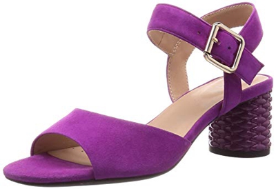 Geox D ORTENSIA MID SANDALO C Sandalias Con Punta Abierta Mujer, Rosa (Cyclamen C8335), 38 EU