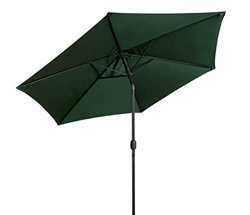 Deuline 521805 Sombrilla de 270 cm de diámetro para jardín o terraza, 270cm/verde precio