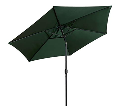 Deuline 521805 Sombrilla de 270 cm de diámetro para jardín o terraza, 270cm/verde