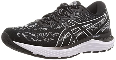 Asics Gel-Cumulus 23, Road Running Shoe Mujer, Black/White, 37 EU