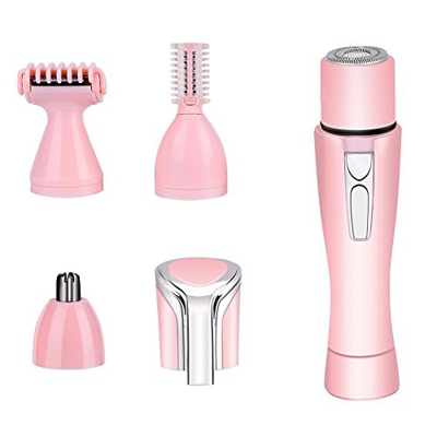 Sistema de depilación 4 en 1 para mujeres, depiladora, depiladora, depiladora facial con peeling eléctrico para aparatos de depilación y accesorios