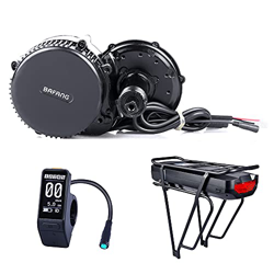 Bafang BBS01B 36V 250W / 350W / 500W Kit de Conversión de Bicicletas Eléctricas, Batería de Tubo descendente Opcional de 36 V 7,8Ah/10Ah/15,6Ah/17,4Ah en oferta