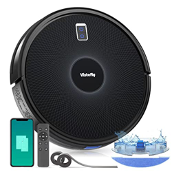 Robot Aspirador y Fregasuelos 3000pa Compatible ​con Alexa & Google Home para Pelo de Animales alfombras ​y Suelos Duros características