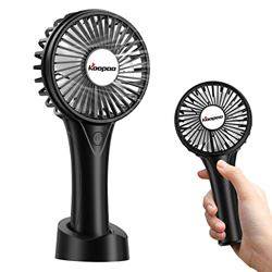 Ventilador de escritorio, KOOPAO Ventilador de mano, Ventilador USB portátil Mini Mesa de Mano de Refrigeración, 3 Velocidades, Ventilador Eléctrico R precio