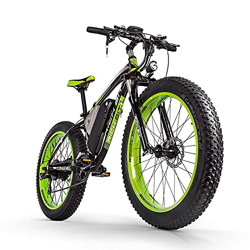 RICH BIT e-Bike 26 Pulgadas Bicicleta de montaña Hombres Mujeres 48V 12.5Ah Fat Bike Bicicleta eléctrica (Verde) precio