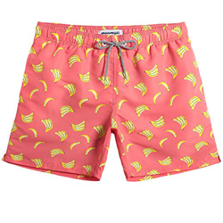 MaaMgic 5.5" Bañadores Hombre Shorts de Playa para Natación y Surf Traje de Baño Secado Rápido para Vacaciones, Plátano Naranja,XS en oferta