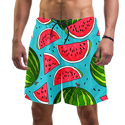 Bañador para Hombre Sandía Trajes De Baño Secado Rápido Bañadores De Natación Impresión Swim Trunks Short De Playa para Piscina Surf Playa S en oferta