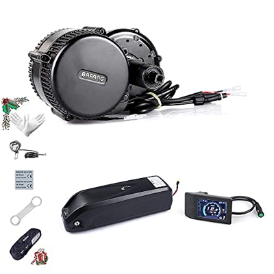 BAFANG BBS01B 36V 250W / 350W / 500W Kit de Conversión de Bicicletas Eléctricas, Batería de Tubo descendente Opcional de 36 V 7,8Ah/10Ah/15,6Ah/17,4Ah