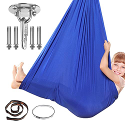 Columpio terapéutico para niños, columpio terapéutico para interiores, para TDAH y Asperger, 100 × 280 cm en oferta