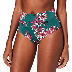 Iris & Lilly Auk10906 Parte Inferior de Bikini, Verde, Tropical, 40 características
