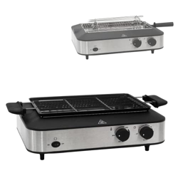 Ultratec Parrilla de mesa 3 en 1 con asador giratorio y rejilla para pollo, pinchos, brochetas, etc., tecnología de infrarrojos para un ahumado extra  características