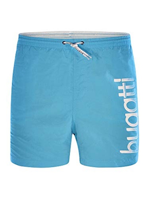 Bugatti® - Bañador para hombre en color azul marino, turquesa o negro Malibu Blue (Modelo: 2020). S