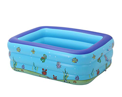 Piscinas Hinchable, Piscina Inflable Rectangular Piscina Infantil Inflable Apta para Que Adultos Niños se Reúnan en el Patio, Piscina Exterior e Inter características