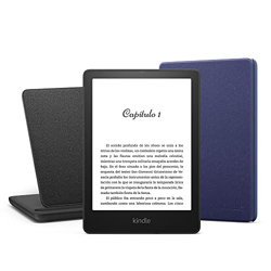 Kindle Paperwhite Signature Essentials Bundle con Kindle Paperwhite Signature Edition (32 GB, sin publicidad), Funda de Piel de Amazon y Base de Carga características