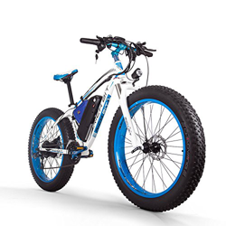 RICH BIT 012 Bicicleta eléctrica de montaña, Bicicleta eléctrica de con batería de Litio extraíble de 48 V 17 Ah, Pantalla LCD, Shimano de 21 velocida características