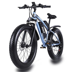 HWWH Bicicleta Electrica 26 Pulgadas Bici Eléctrica Mujer Bicicletas Electricas Montaña Plegable Adulto Fat Bike MTB Hombr Shimano 21vel y 3 Modos de  características