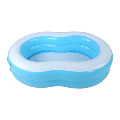 Alkzhehan Piscina Inflable para niños de PVC, Piscina para el hogar, Engrosamiento para bebés al Aire Libre, tamaño Grande (Piscina en Forma de 8)