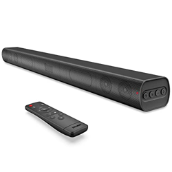 Barra de Sonido TV 80w 84cm,sakobs Barra de Sonido Stereo 3D,Barra de Sonido PC Adecuada para Bluetooth/óptico/HDMI/AUX/RCA,3 Modos de Sonido,montado  en oferta