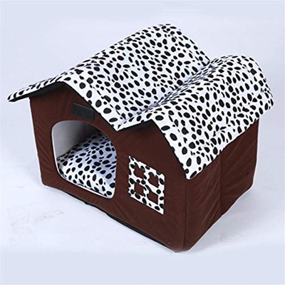 Caseta de Perro, For el perro cachorro de perro Pequeña Mediana cueva animal, desmontable plegable animal doméstico del perro del gato de casa Cama de