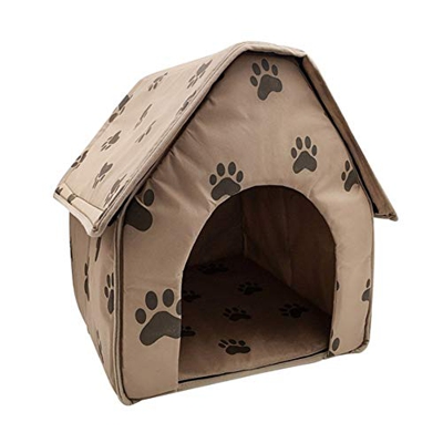 Caseta de Perro, For los pies de invierno caliente al por mayor del gato cama del perro Casa plegable suaves Impreso animal doméstico del gato del per