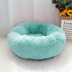 LUCHUII Caseta de Perro, Suave cojín del sofá Cama MatsPet Perro de la Perrera Casa Felpa Larga Caliente de Lana Redondo del Perro de Invierno admiten precio